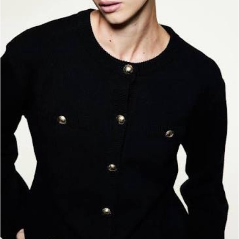 HM Button Detail Cardigan (S)